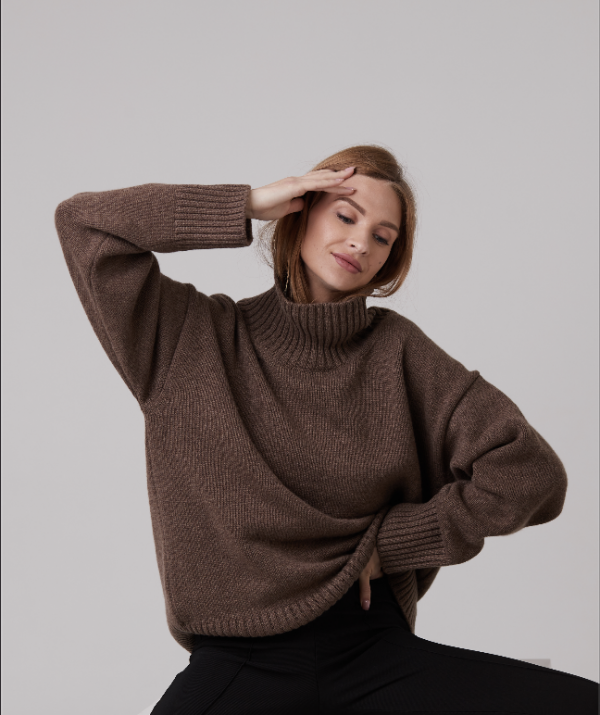 Knitted Sweater 100% Merino wool “Nicole” - Image 5