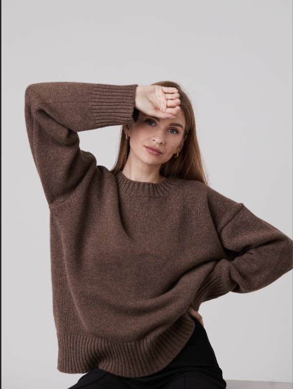 Knitted Sweater 100% Merino wool “Nicole”