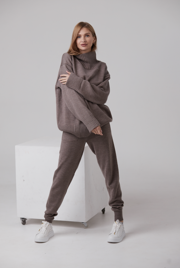 Knitted suit 100% Merino wool - Image 8