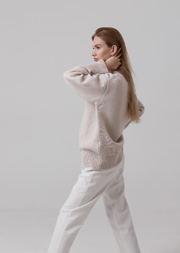 Knitted Sweater 100% Merino wool “Classic” - Image 5