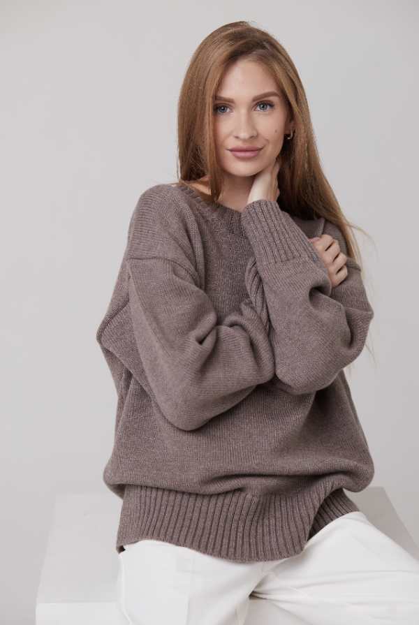 Knitted Sweater 100% Merino wool “Nicole”