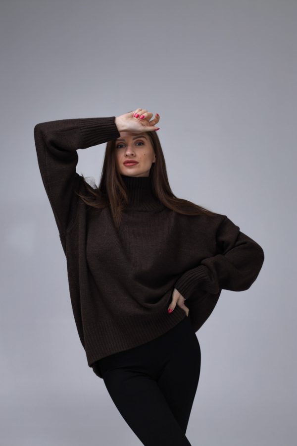 Knitted  Sweater 100% Merino wool "Nicole"