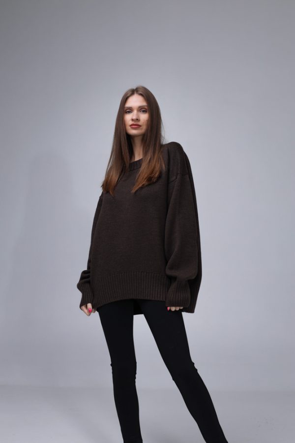 Knitted  Sweater 100% Merino wool "Nicole"