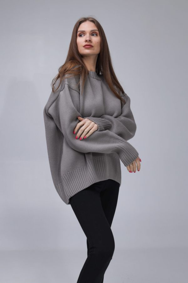 Knitted  Sweater 100% Merino wool "Nicole" - Image 3