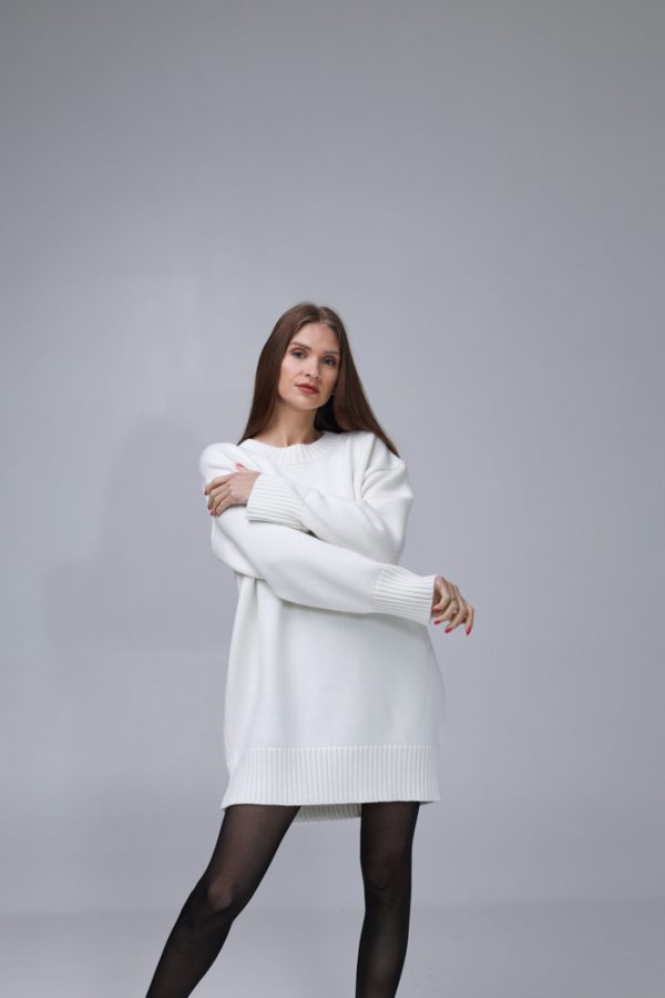 Knitted Dress 100% Merino wool - Image 6