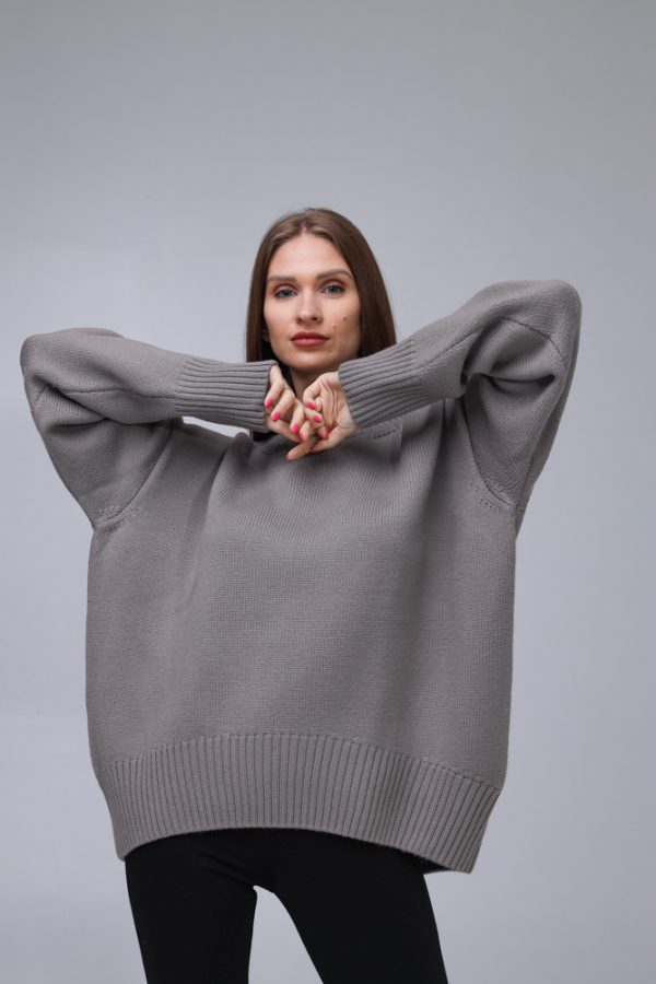 Knitted  Sweater 100% Merino wool "Nicole"