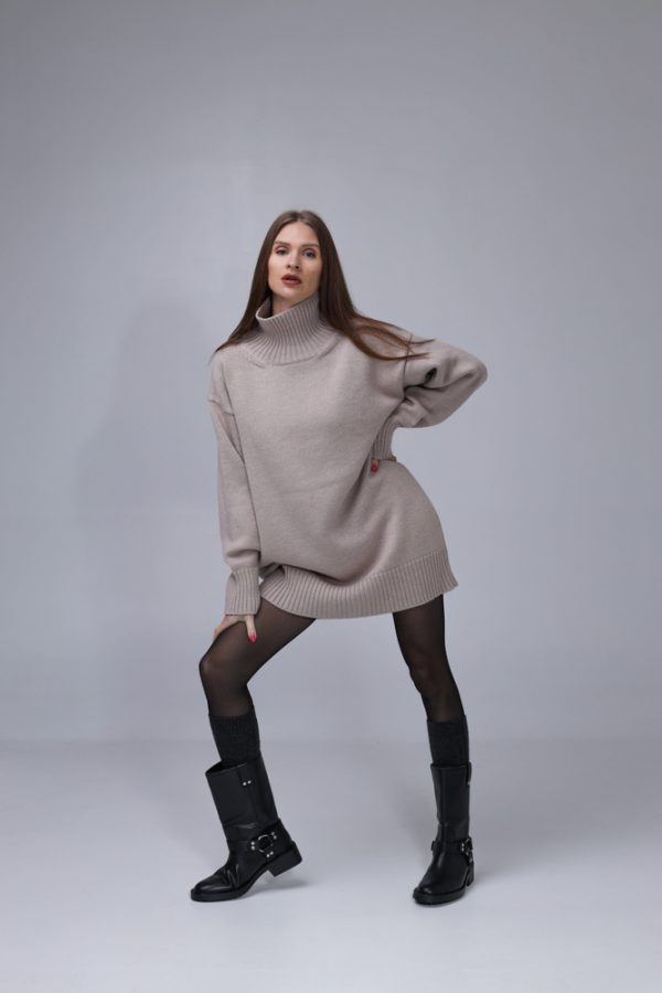 Knitted Dress 100% Merino wool - Image 6