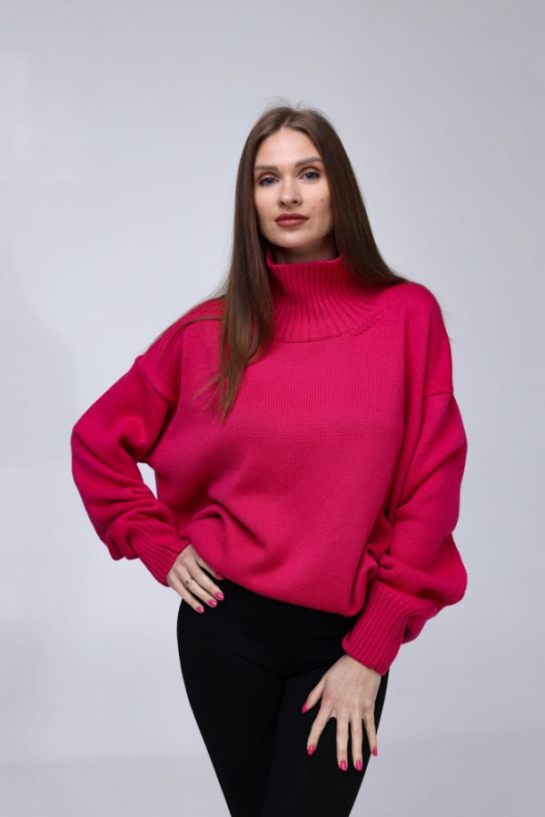 Knitted  Sweater 100% Merino wool "Nicole" - Image 5