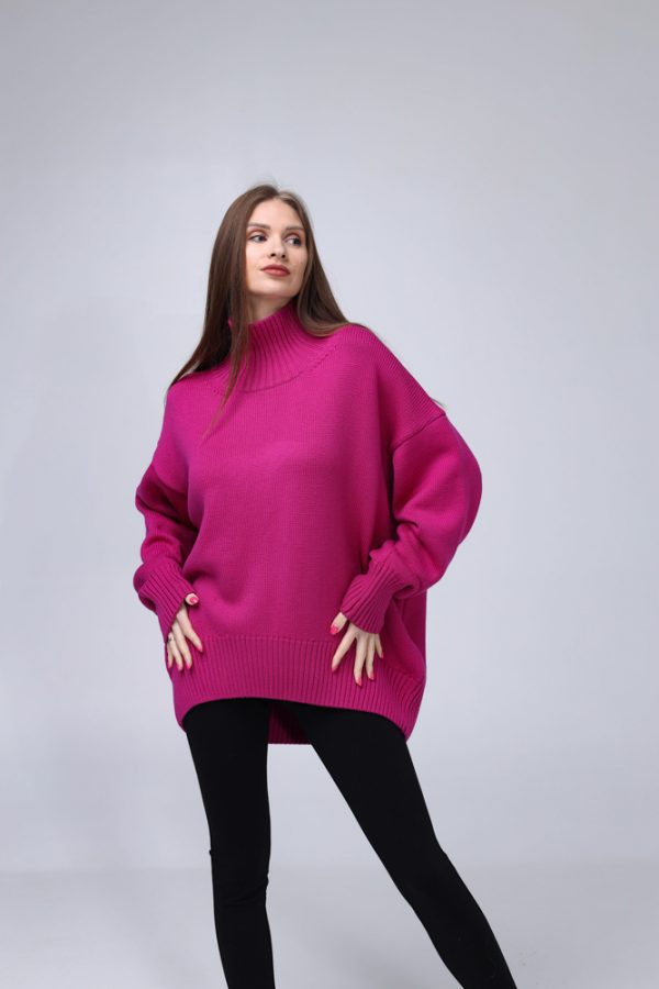 Knitted  Sweater 100% Merino wool "Nicole" - Image 4