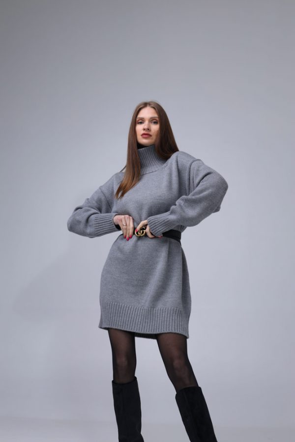 Knitted Dress 100% Merino wool - Image 4