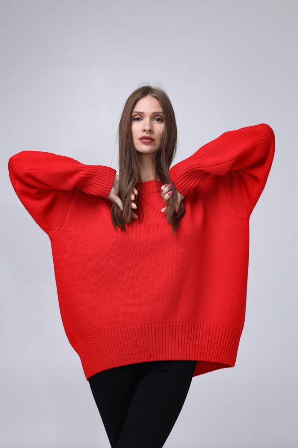 Knitted  Sweater 100% Merino wool "Nicole"