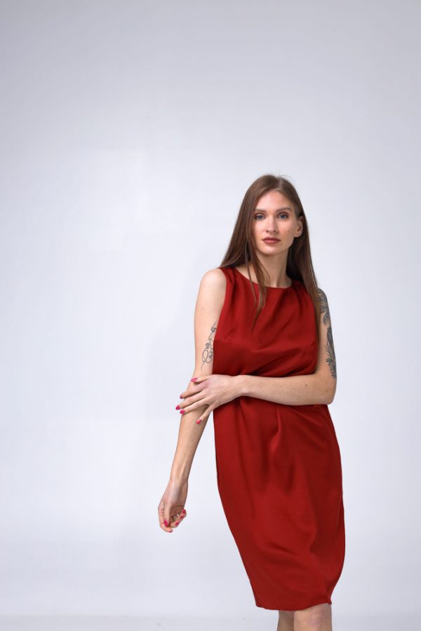 100% Silk dress - Image 4