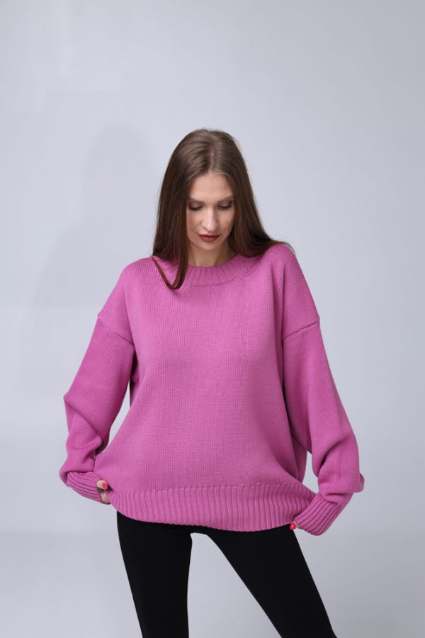 Knitted  Sweater 100% Merino wool "Nicole" - Image 2