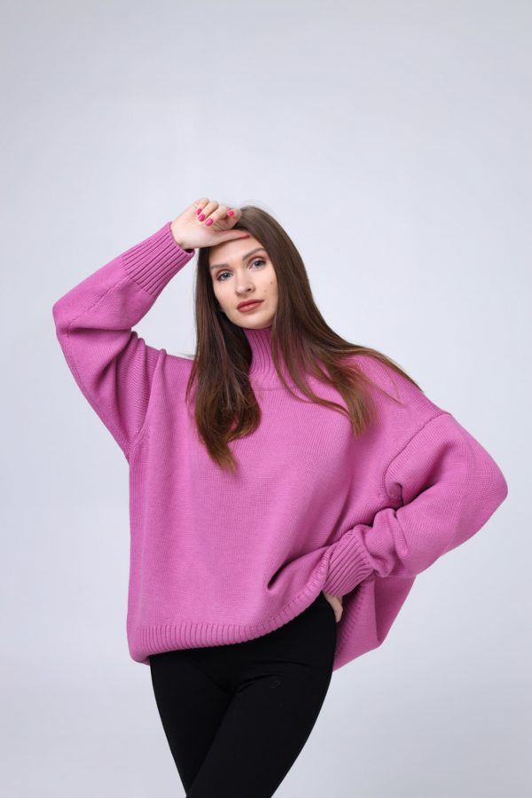 Knitted  Sweater 100% Merino wool "Nicole" - Image 3