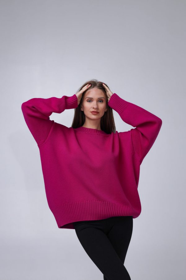 Knitted  Sweater 100% Merino wool "Nicole" - Image 5