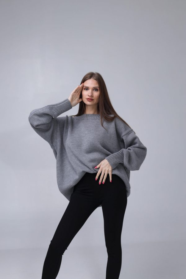 Knitted  Sweater 100% Merino wool "Nicole"