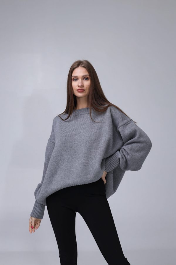 Knitted  Sweater 100% Merino wool "Nicole" - Image 4