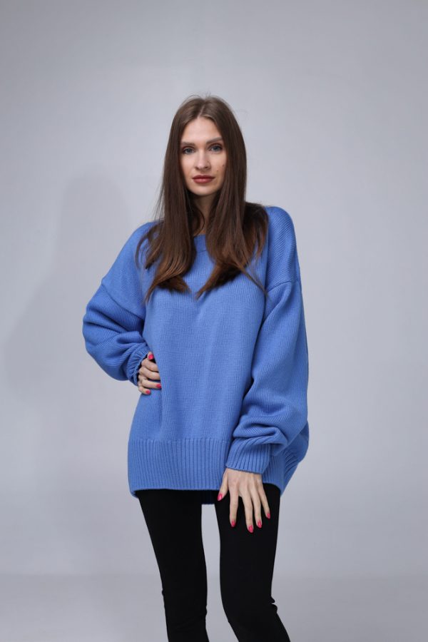 Knitted  Sweater 100% Merino wool "Nicole" - Image 2