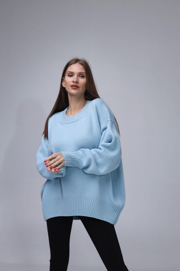 Knitted  Sweater 100% Merino wool "Nicole"