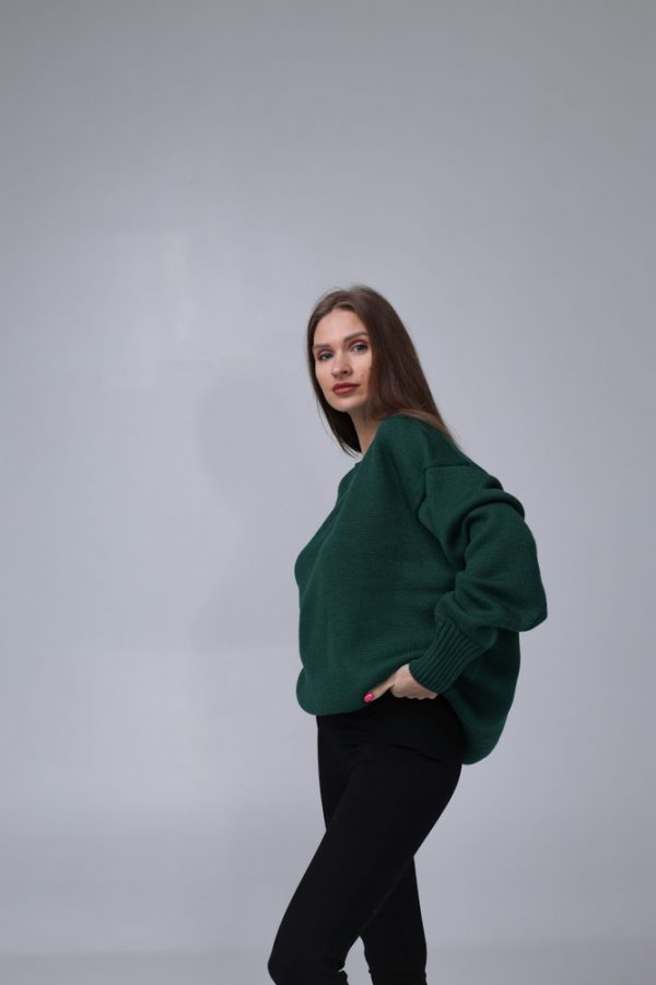 Knitted  Sweater 100% Merino wool "Nicole" - Image 6