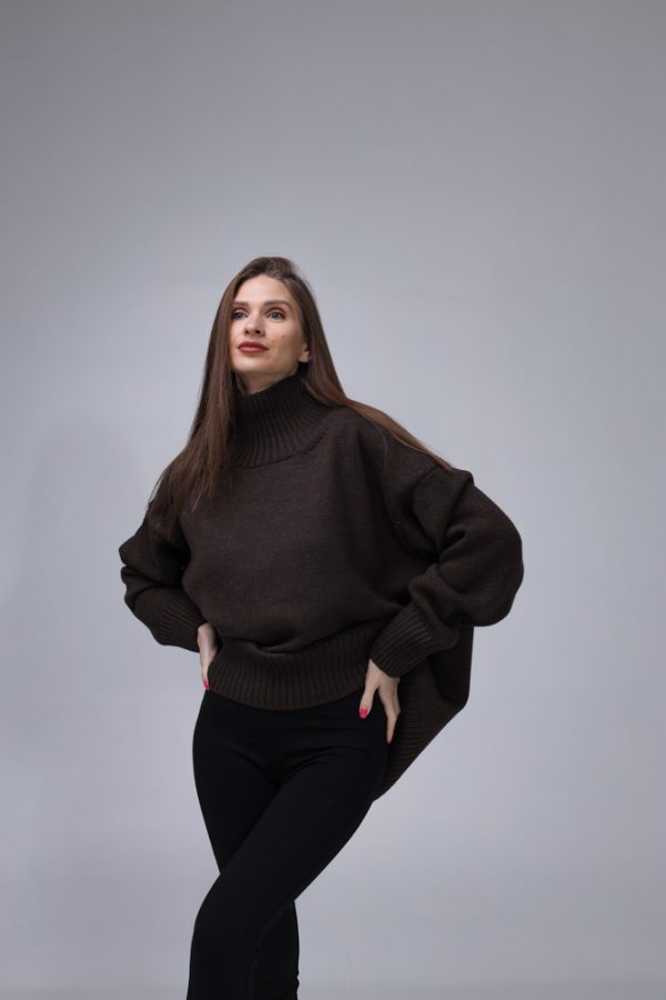 Knitted  Sweater 100% Merino wool "Nicole" - Image 2